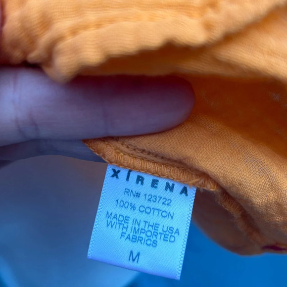 Xirena Tangerine Cruz blouse, size M - Picture 6 of 10
